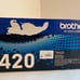 BROTHER TN420 Black Toner Cartridge BRAND NEW SEALED Sticker Residue NIB
