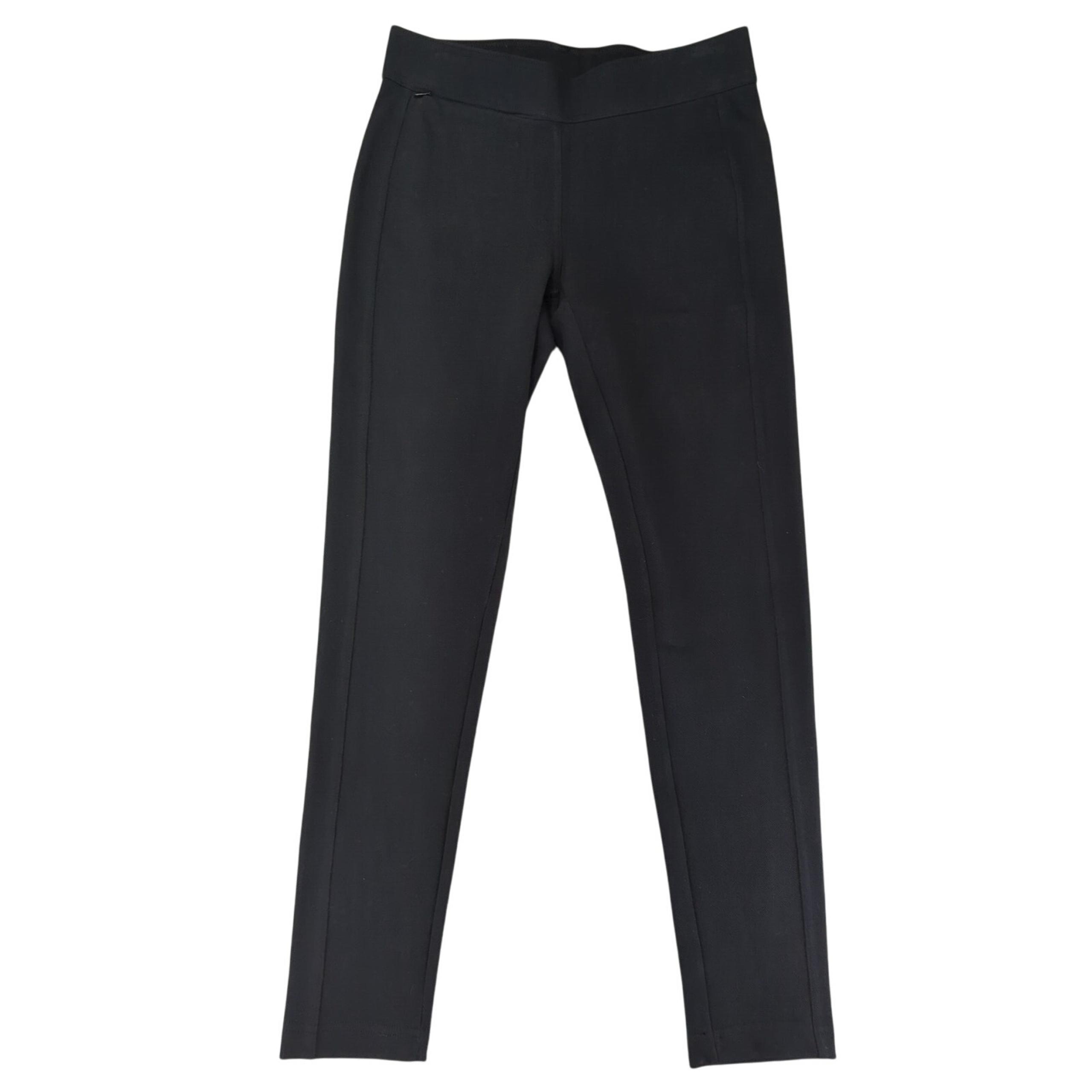 Orvis Concord Knit Twill Pants Black Skinny Leggings Women's 6 Stretch Pull On