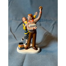 Department 56 Snow Village “College Kids At Krispy Kreme”