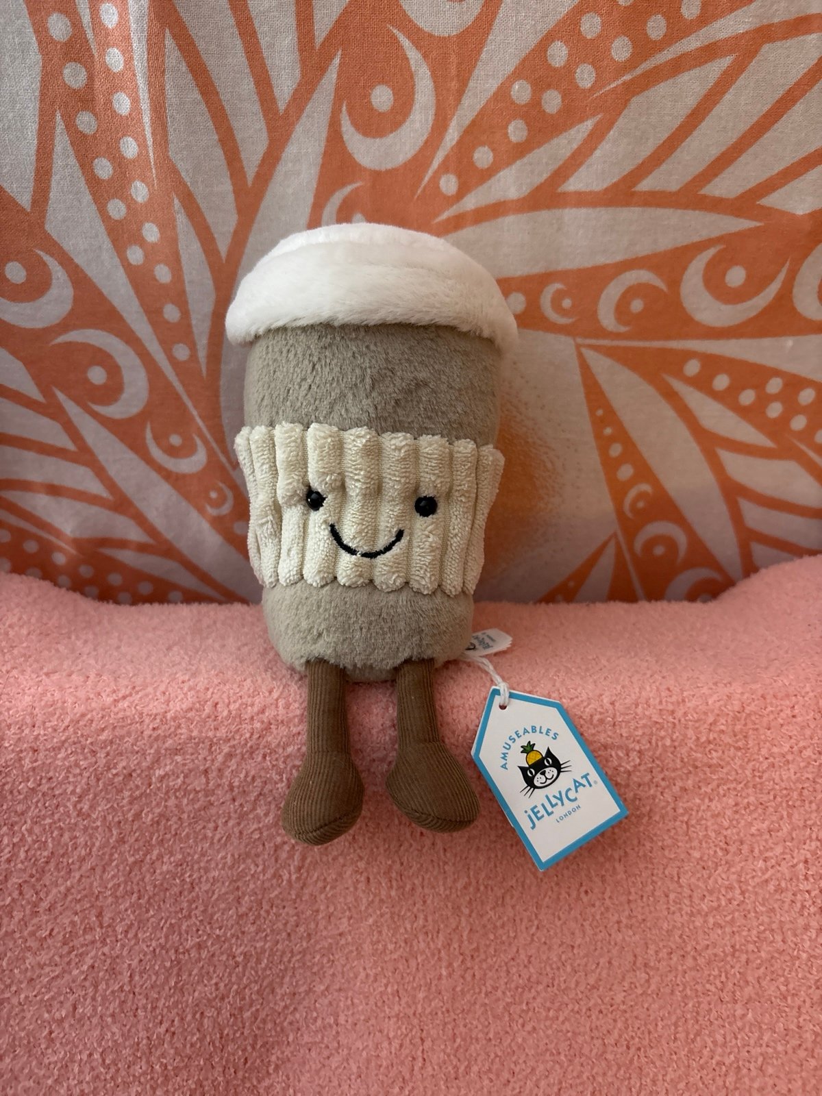 Jellycat Amuseable Coffee To-Go BNWT