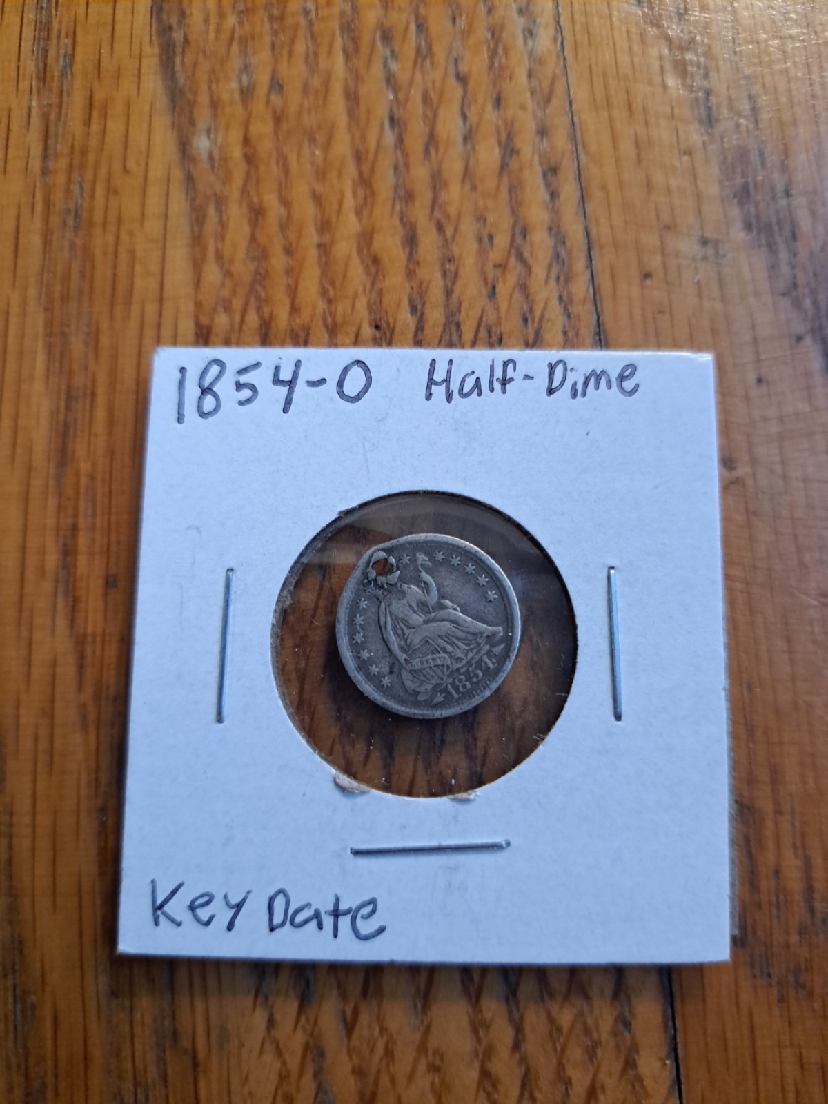1854 seated half dime
