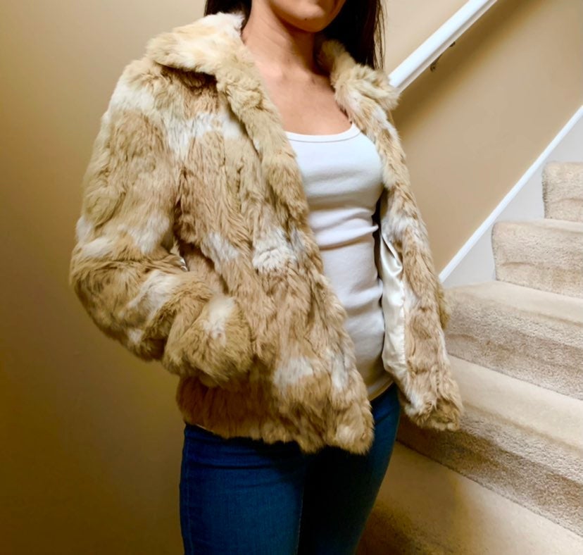 Vintage REAL fur jacket!