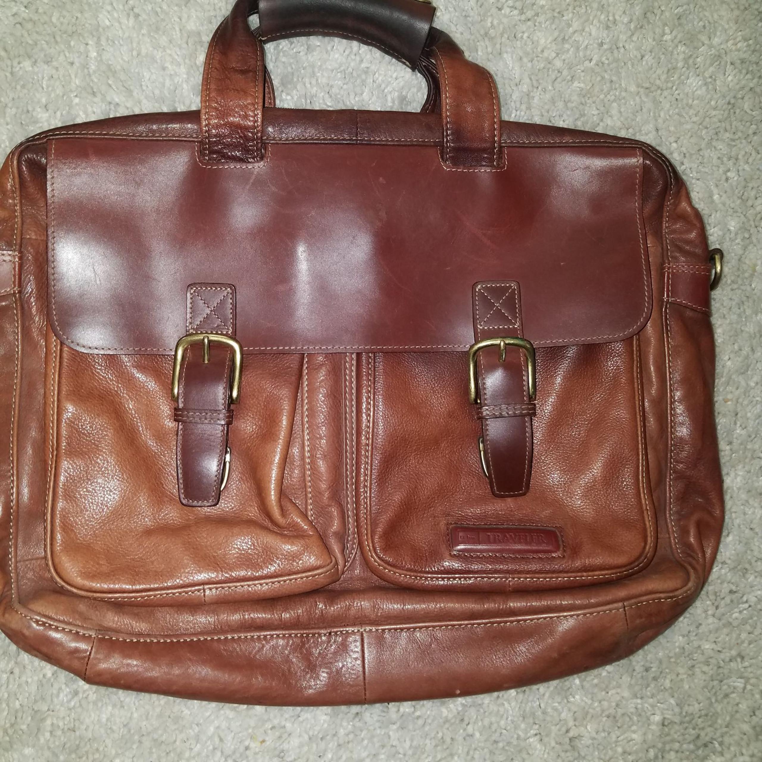 VTG LL Bean Traveler Messenger Bag