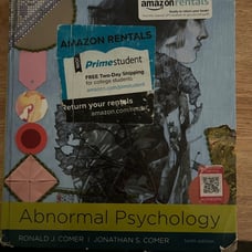 abnormal psychology textbook