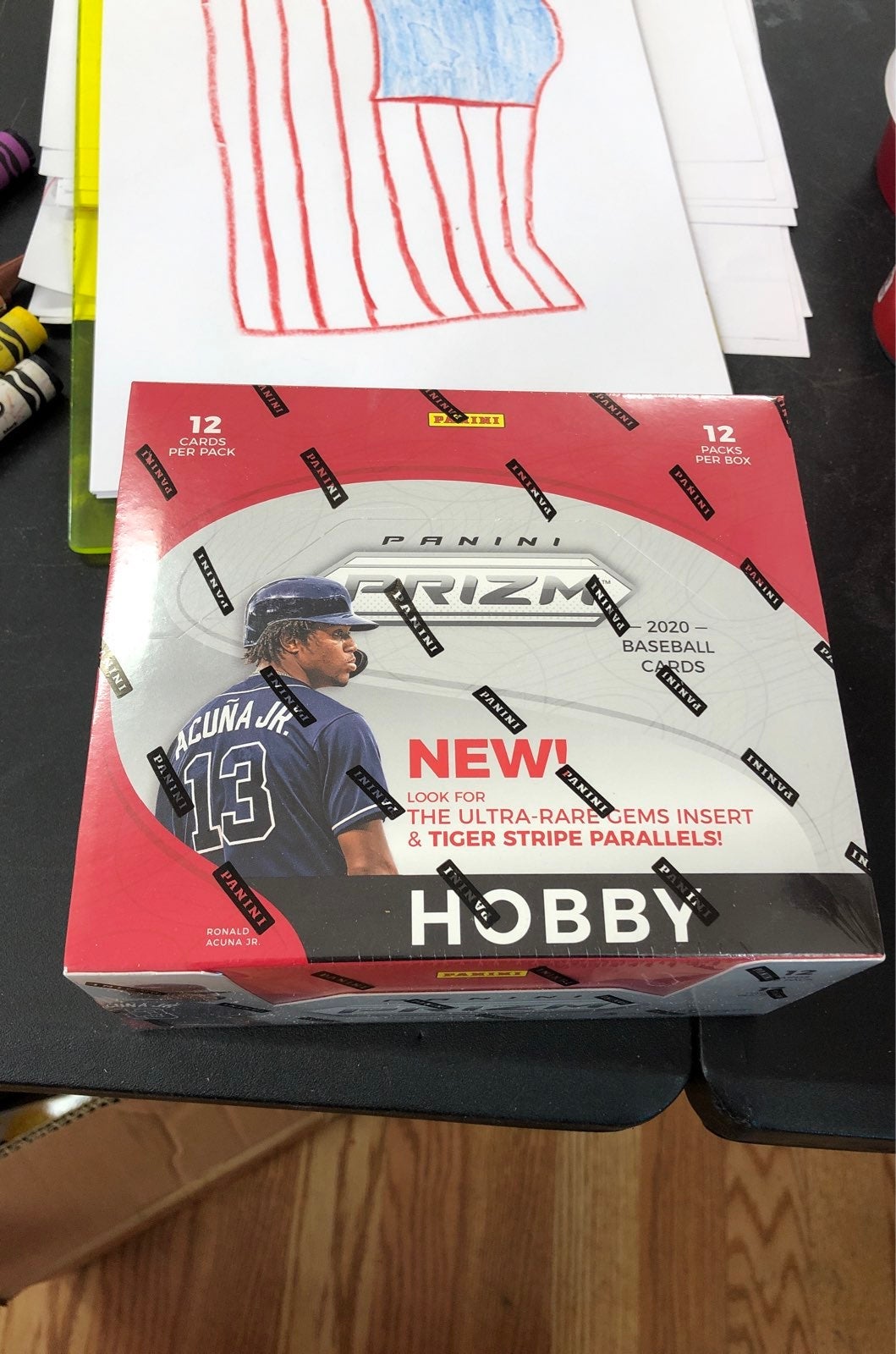 2020 Prizm Baseball hobby box 3 autos