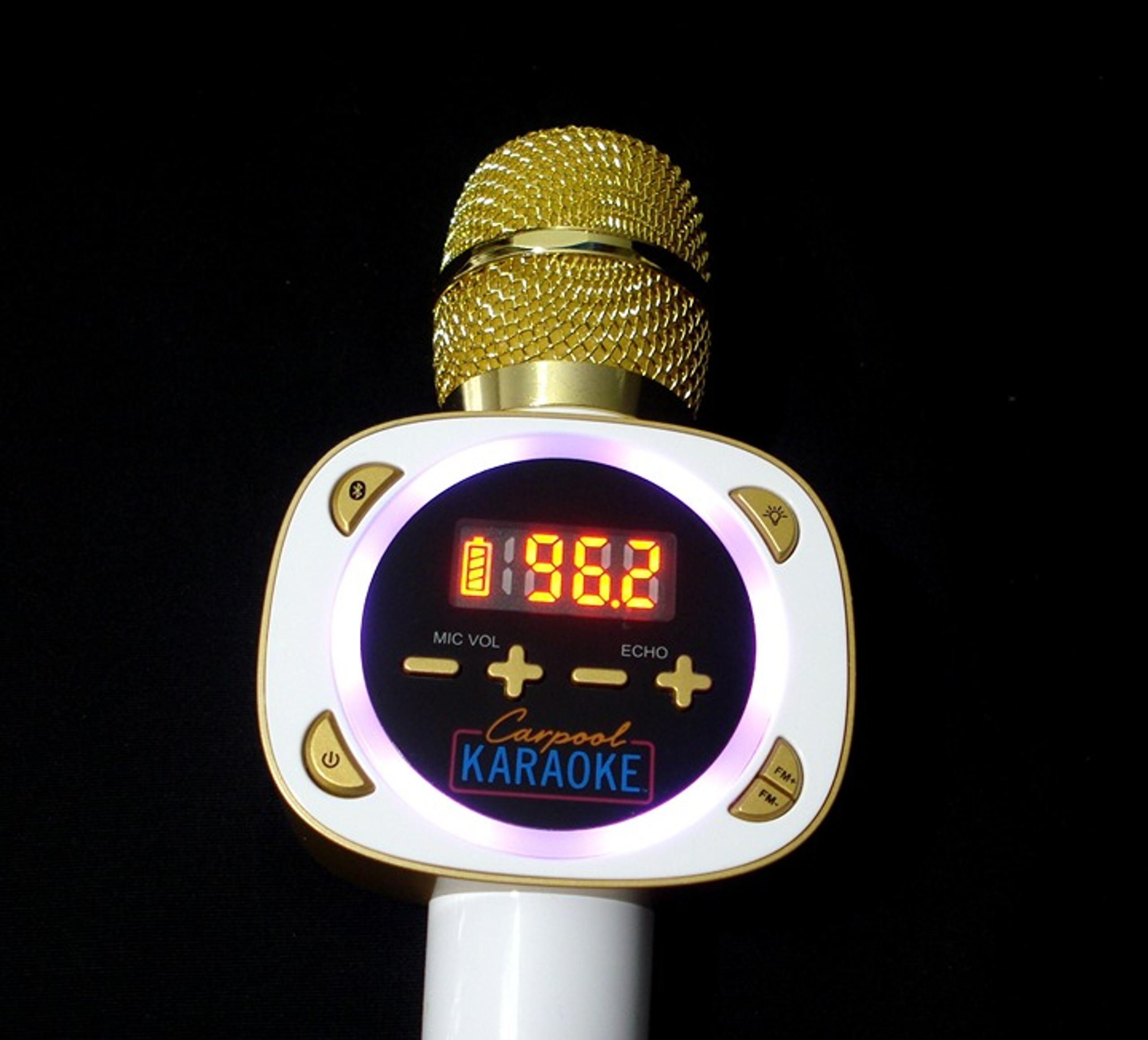 CARPOOL KARAOKE BLUETOOTH MICROPHONE SINGING MACHINE