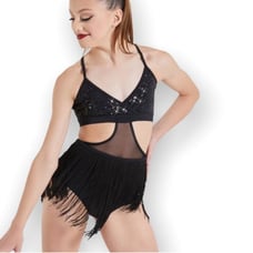 Sequin and Fringe Dance Costume