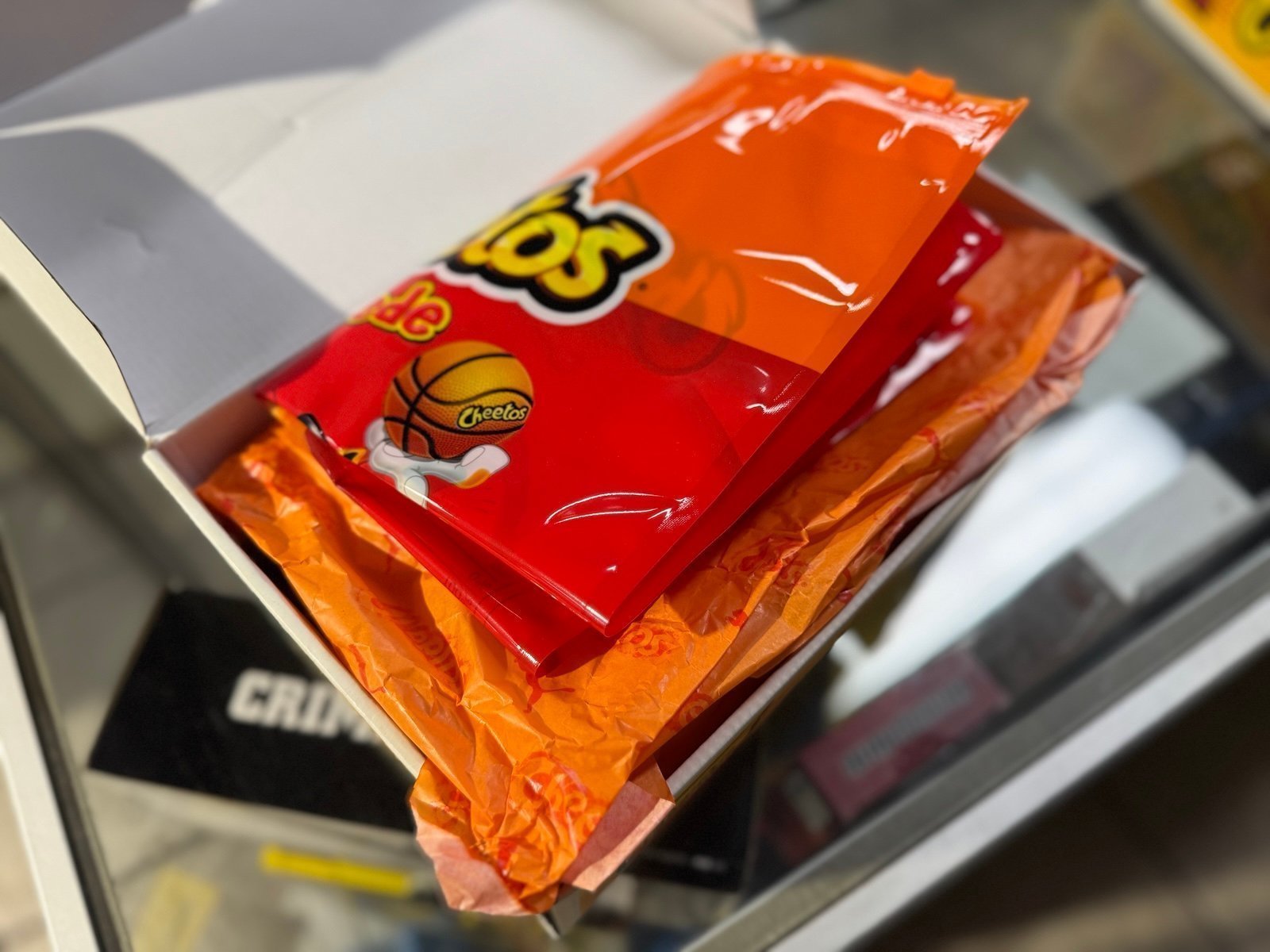 Size 10 Puma Cheetos Chester Cheetah (Suede) w/Collector