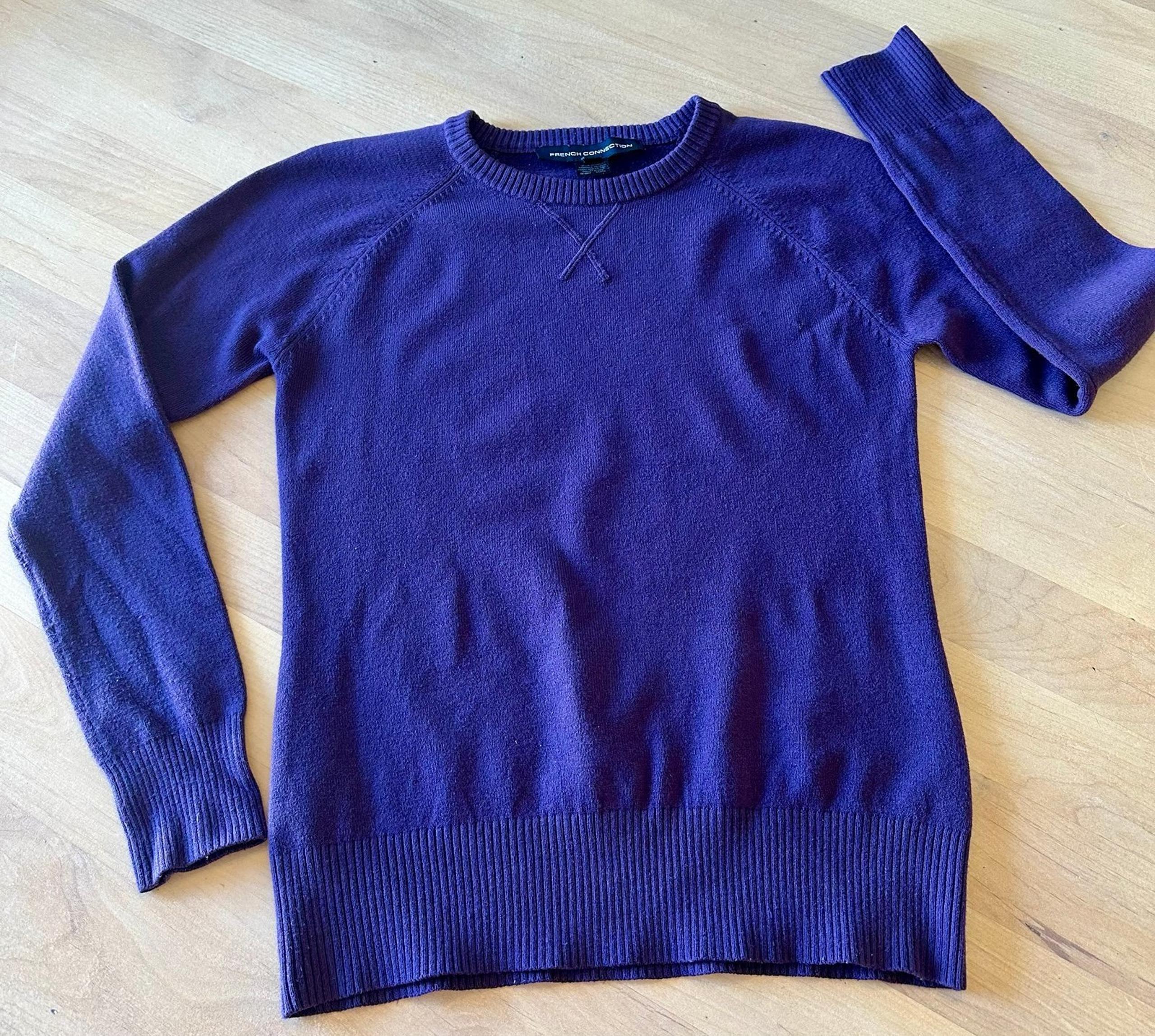 French Connection purple sweater medium