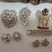 BEATIFUL VINTAGE CLEAR RHINESTONES JEWELRY 22PC LOT WEISS EISENBERG
