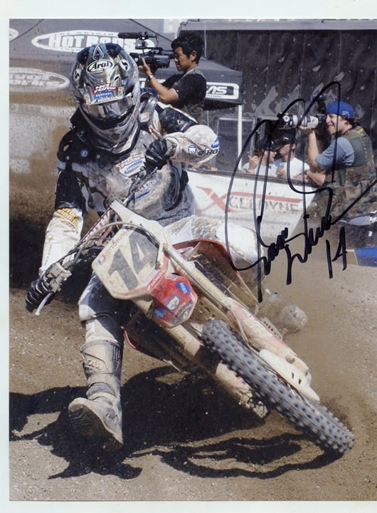 Signed 8X10 photo, KEVIN WINDHAM, Jeremy McGrath, Ricky Carmichael, Chad Reed