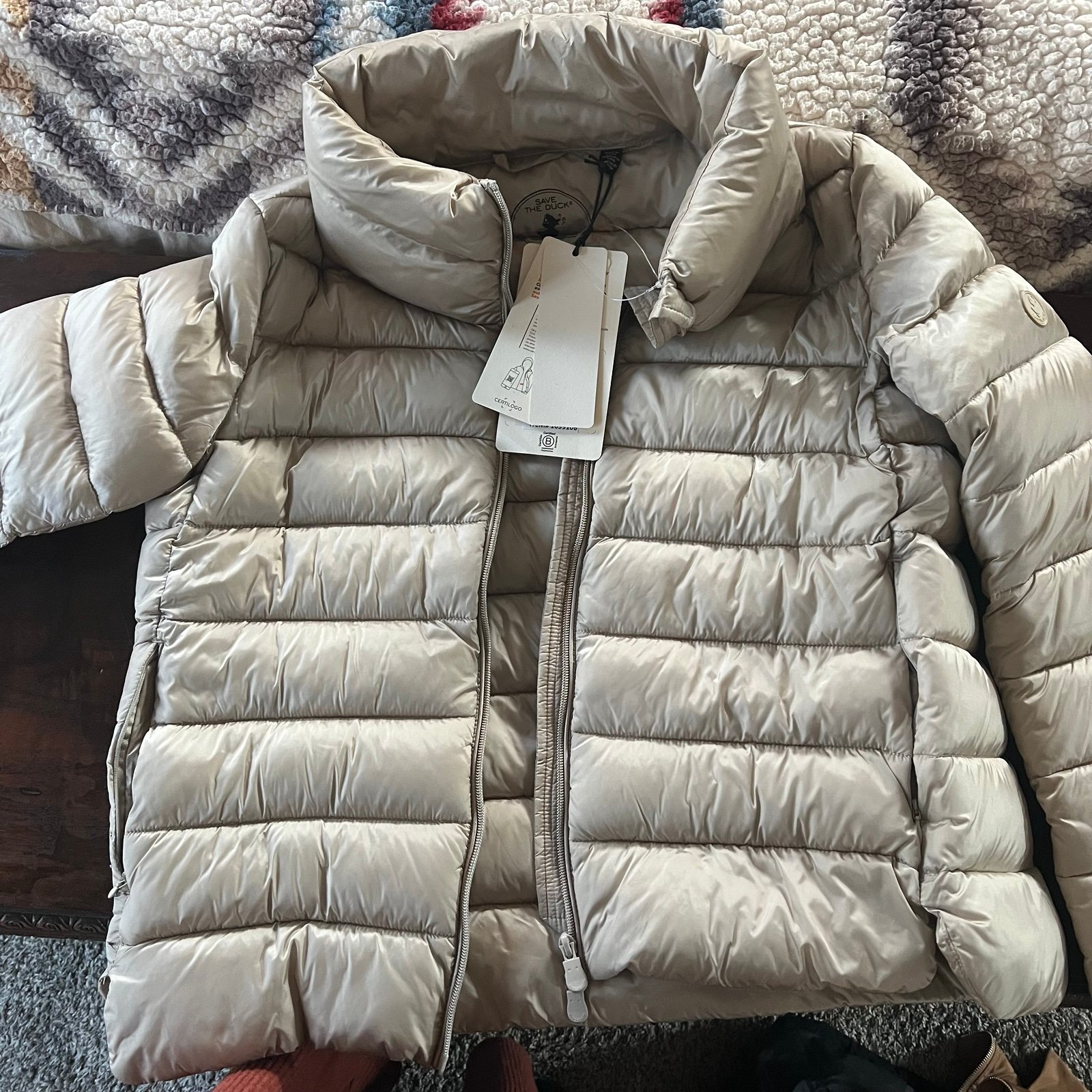 Save the duck winter puffer new XL