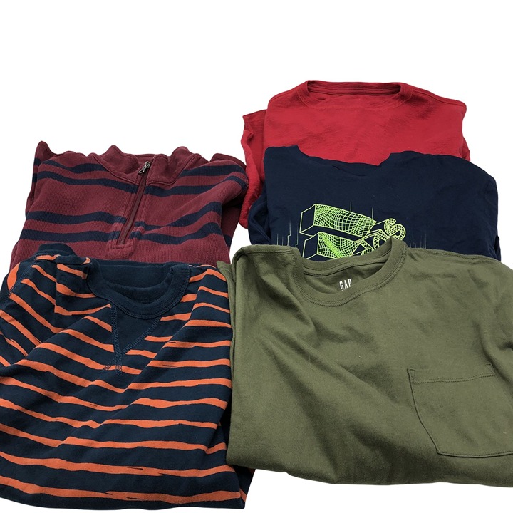 Gap Boys XL 10-12 Long Sleeve T Shirts Sweaters BUNDLE 1/4 Zip Sweatshirt