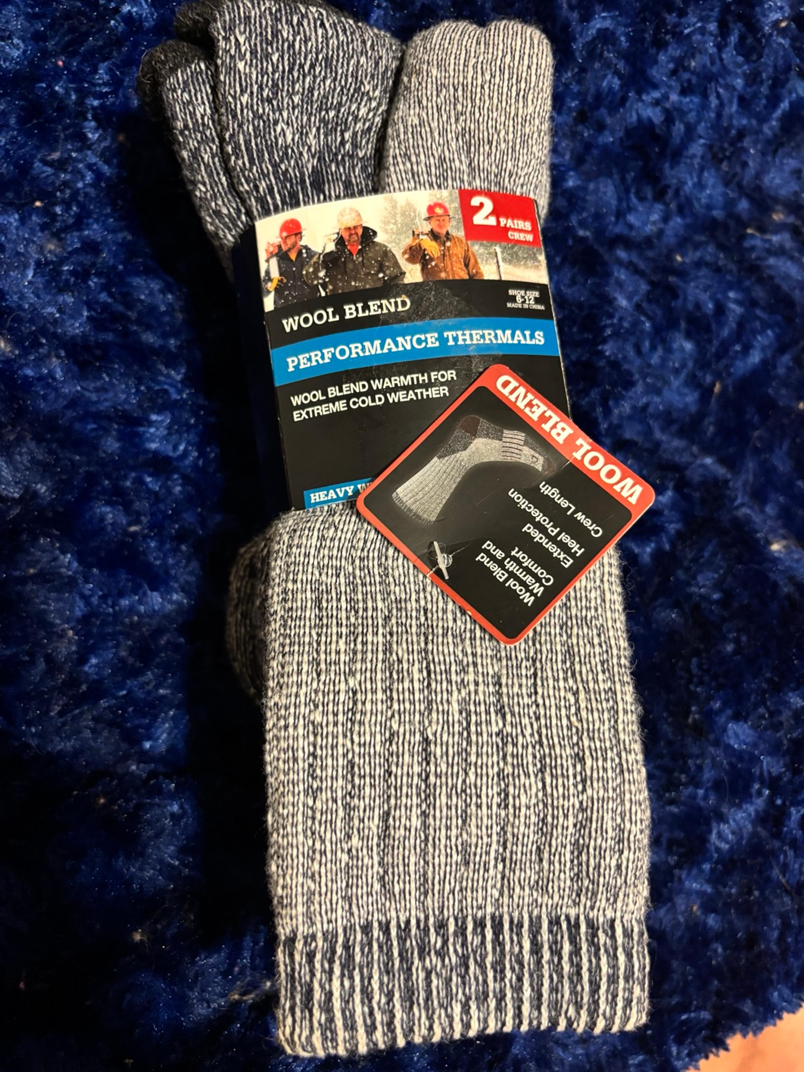 Dickies wool Socks performance thermals 2 pk nwt