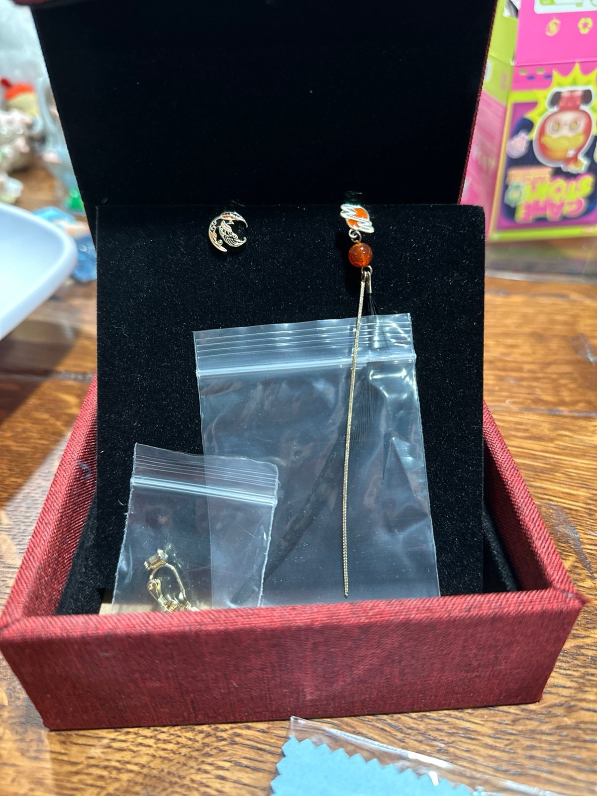 Assorted decorative earrings