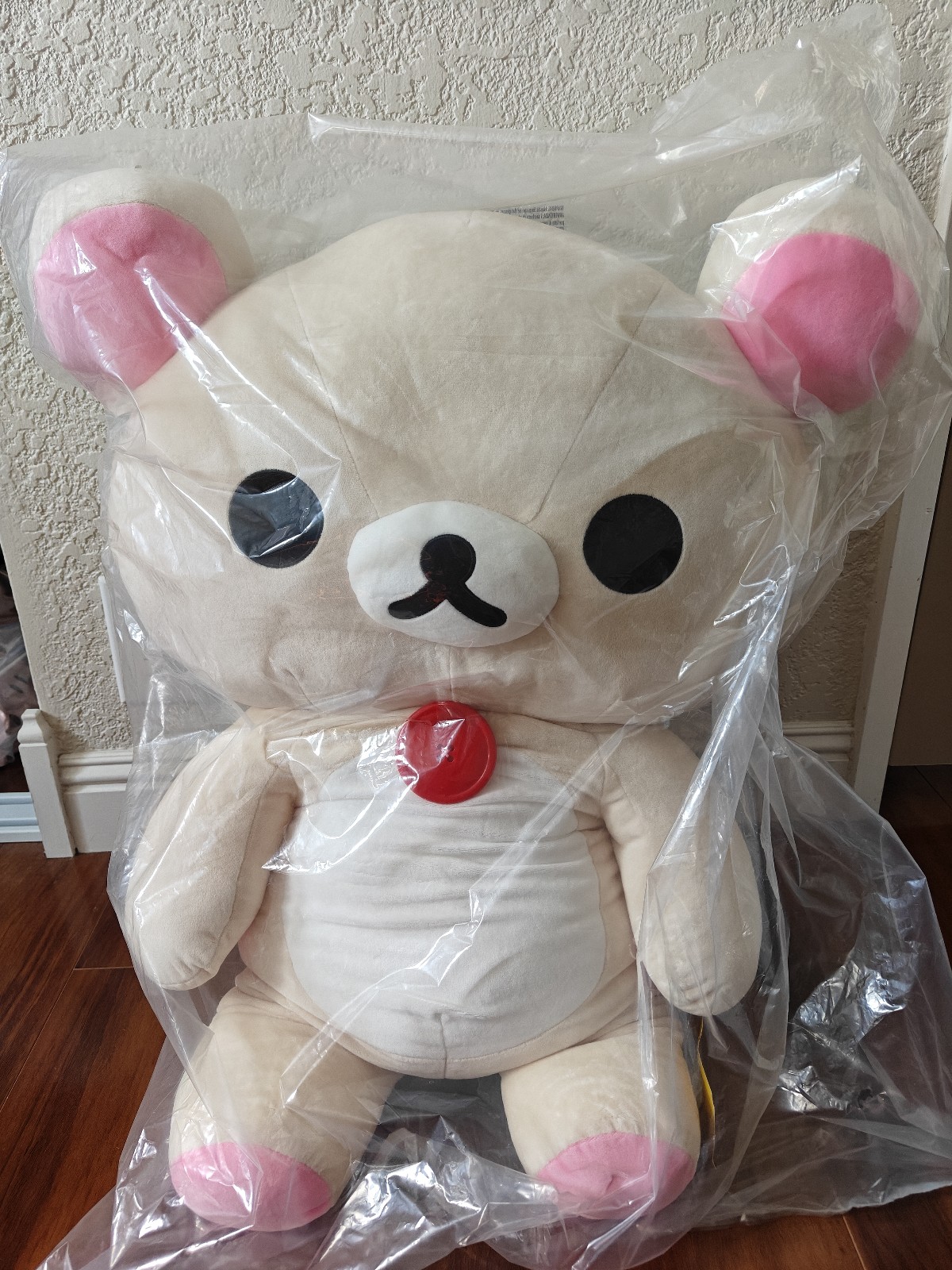 Jumbo korilakkuma bear plush