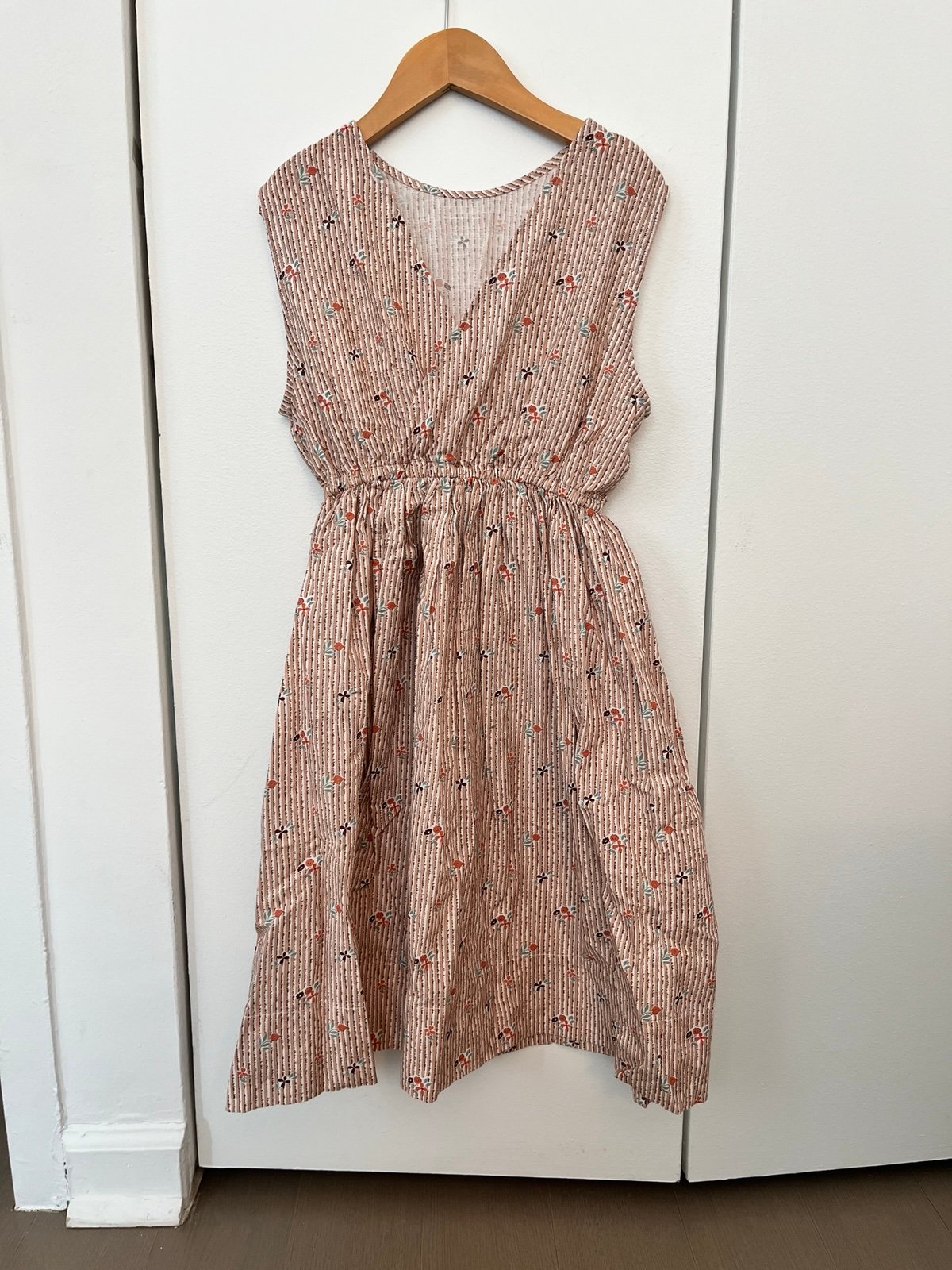 soor ploom orla dress　4y soor ploom Orla dress, gingham 4y