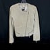 NWT Womens Size 6 APART Beige Pure Suede Asymmetrical Zip Moto Jacket