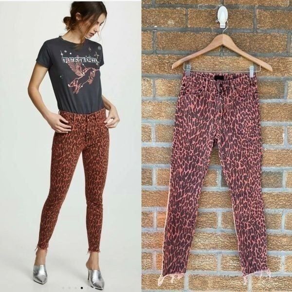 Mother The Looker Ankle Jeans in Animal Attraction 24
