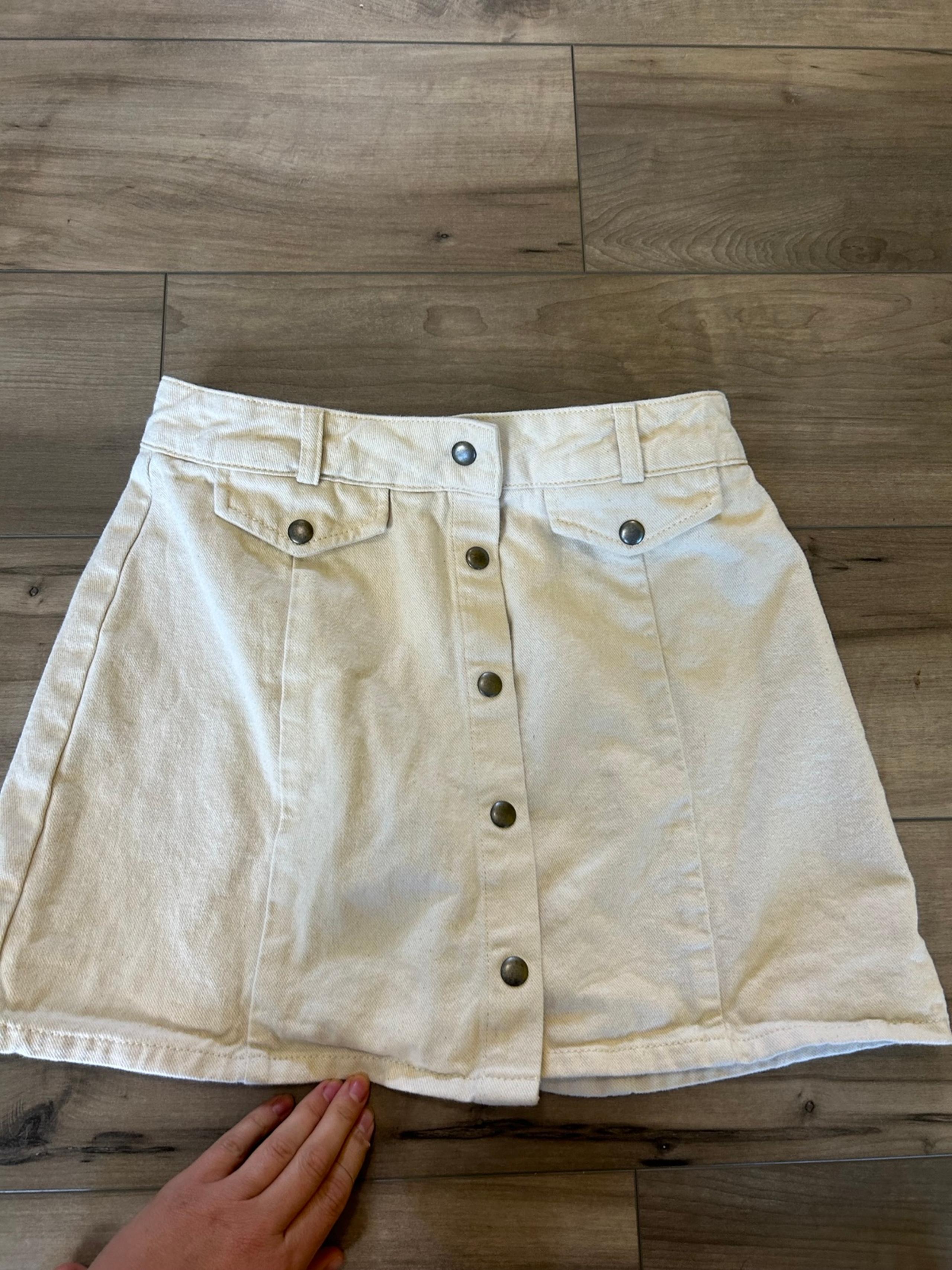 BDG Mini Skirt Medium Khaki