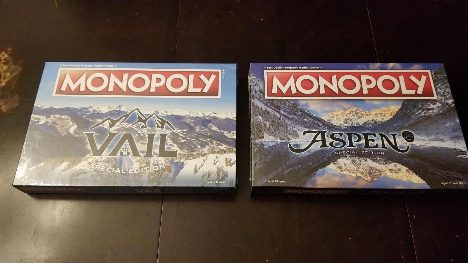 Monopoly VAIL & ASPEN Special Edition- Brand NEW/SEALED (2 games)!!