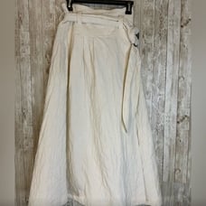 Mara Hoffman white buckle Skirt