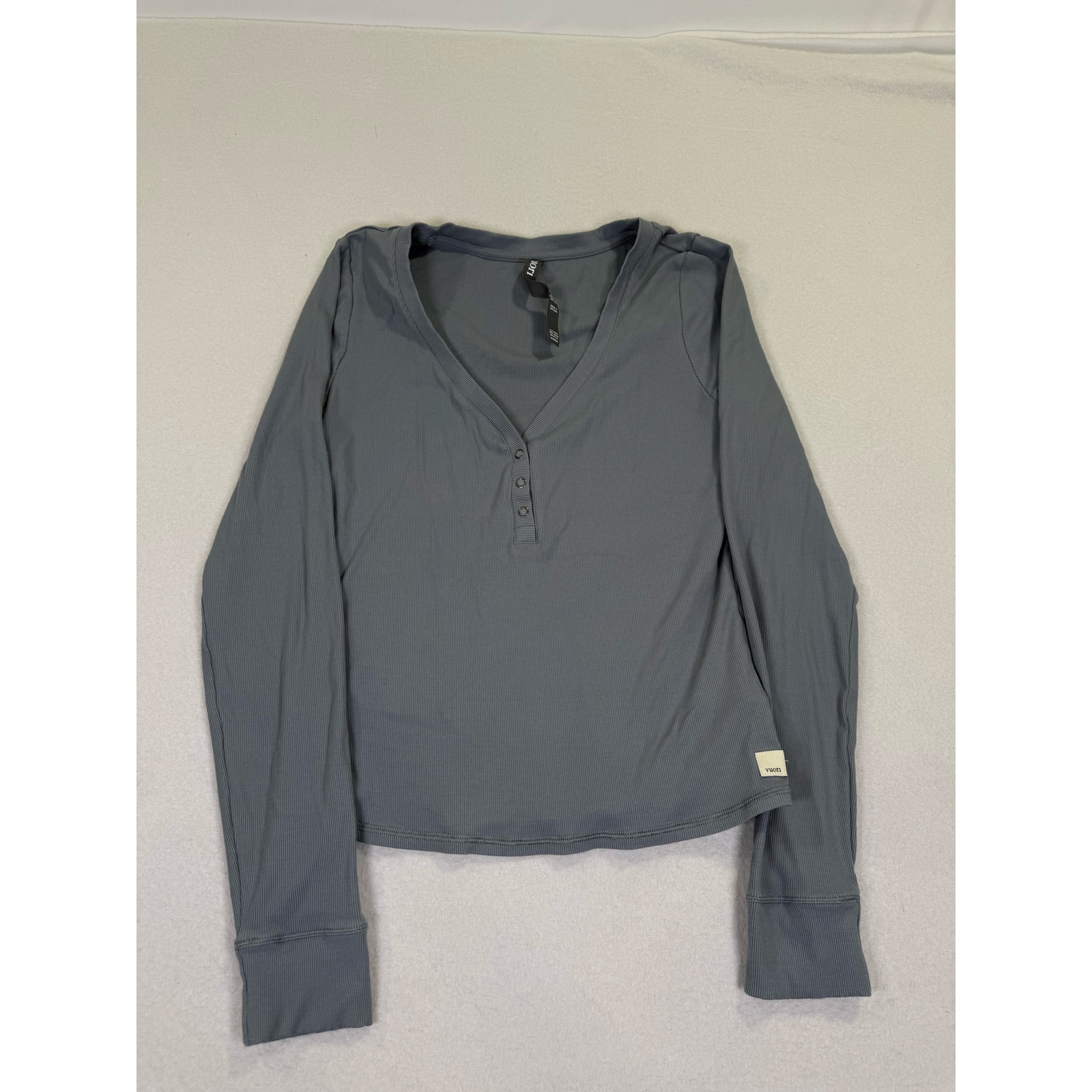 Vuori Long Sleeve Pose Henley Women’s Rib Top Size L