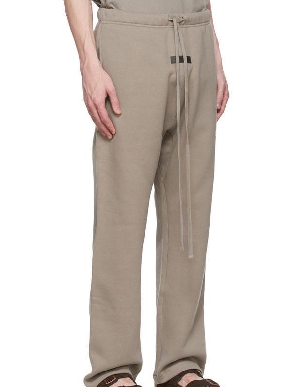 ESSENTIALS Taupe Cotton Lounge Pants