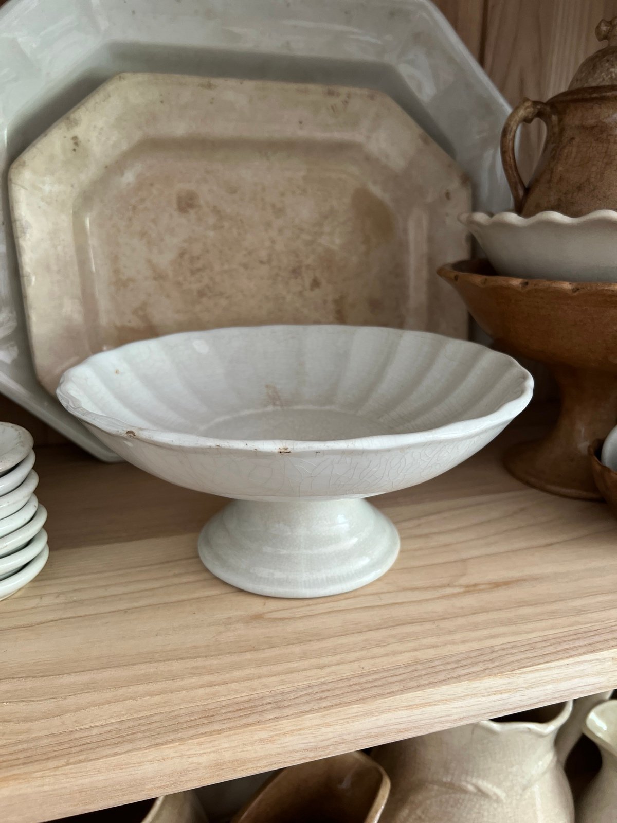 Antique Meakin Ironstone Compote