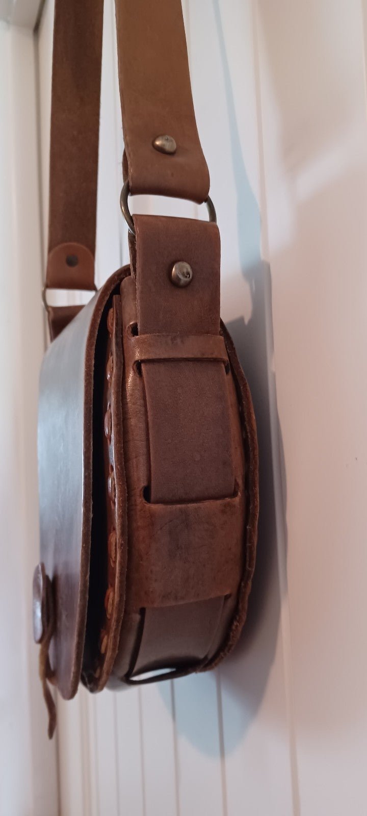 Vintage Original Buffalo Saddle Bag