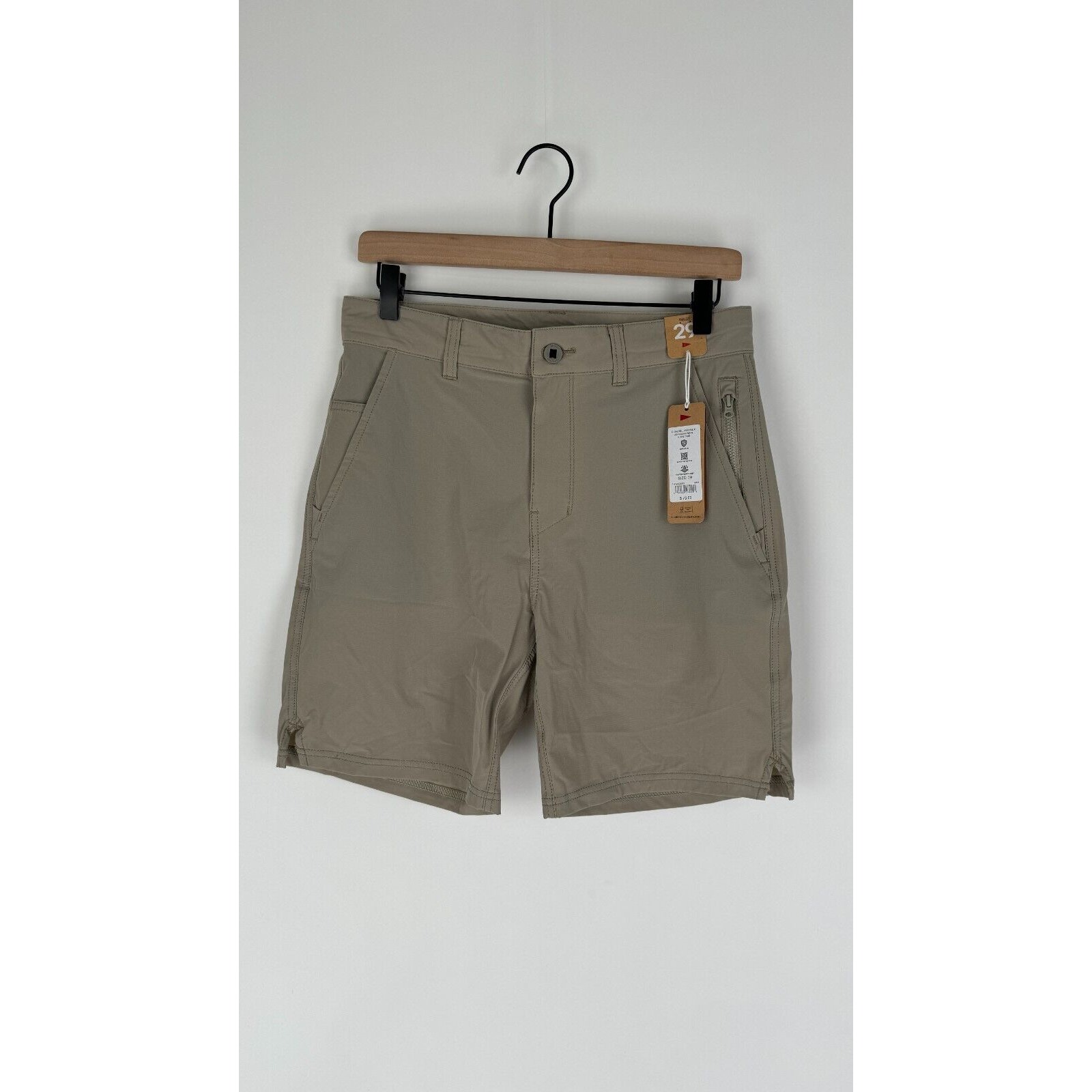 Florence Marine X Mens Khaki All Purpose Nylon Hybrid Shorts Size 29 NWT