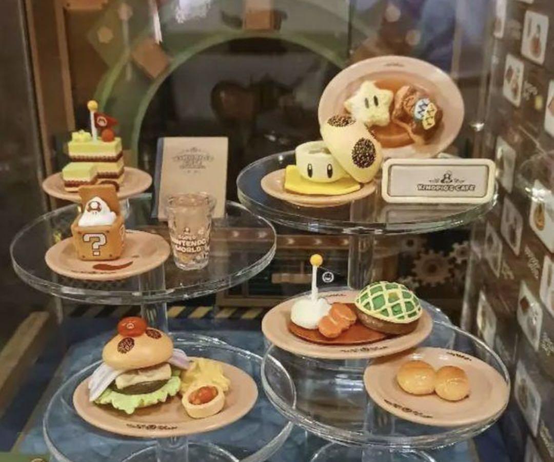 USJ Toad Cafe Miniature Figure Collection Set of 4
