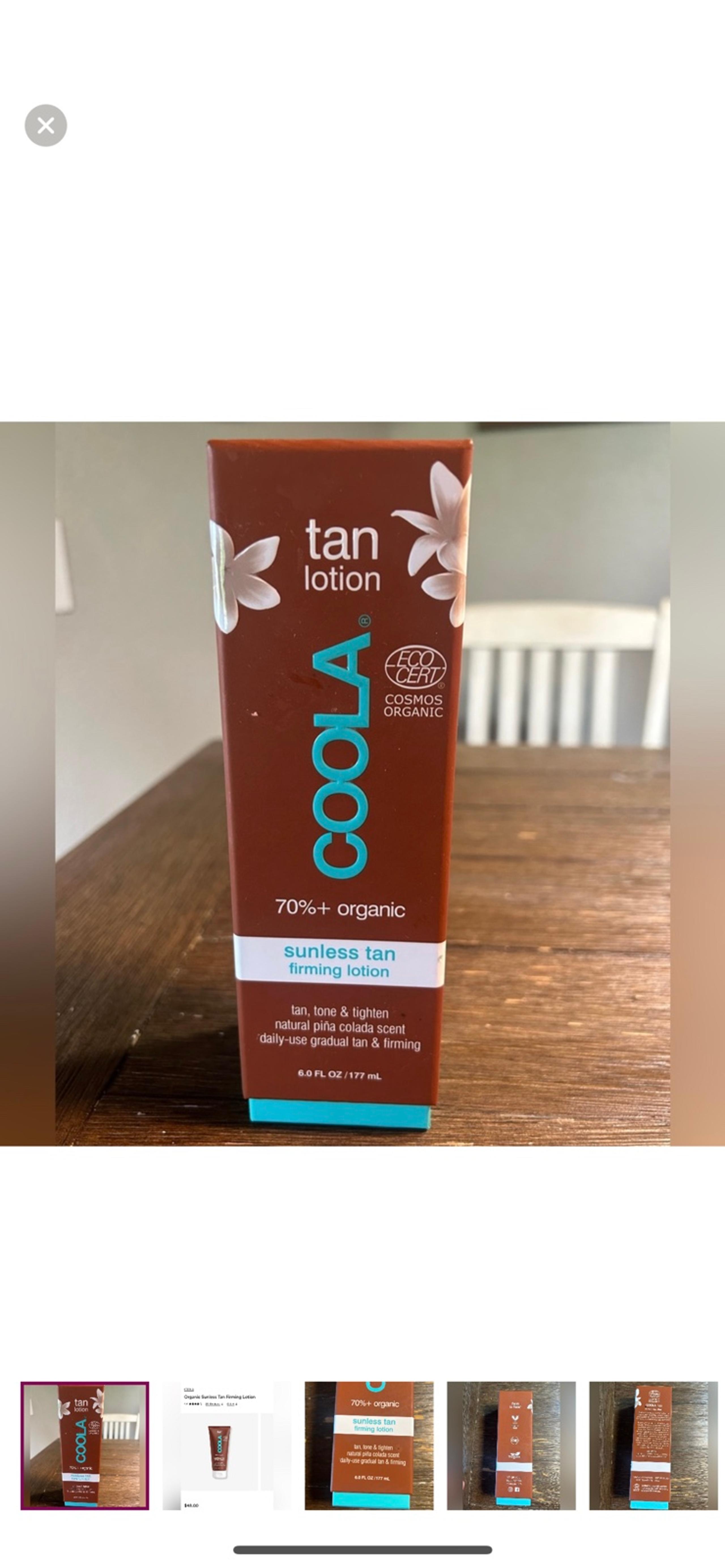 Nwt Coola tanning and firming cream 6oz - COOLA Suncare