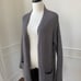 NWT Velvet by Graham and Spencer Mocha Fringe Long Cardigan M