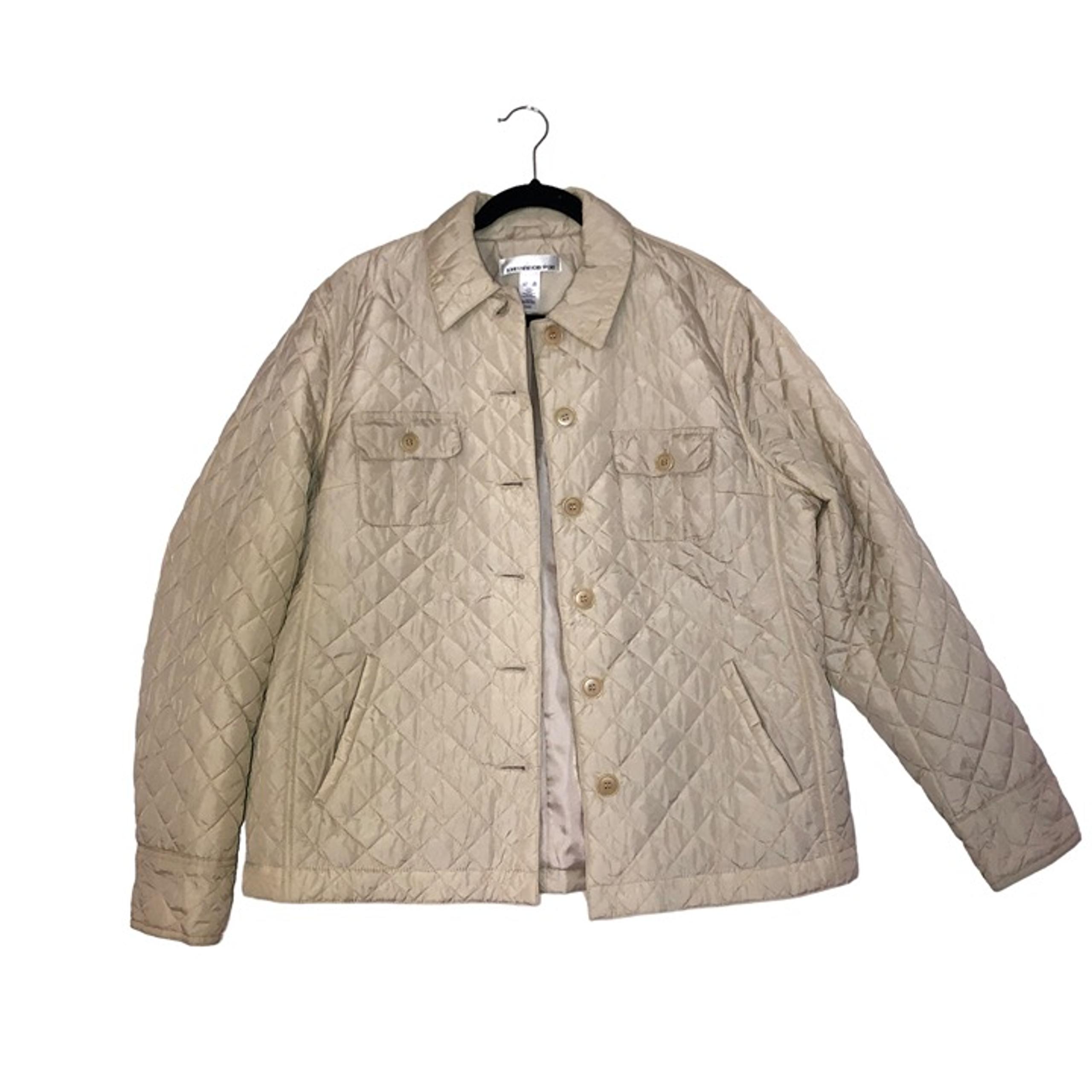 JONES NEW YORK SPORT Women’s Quilted Button Front Lightweight Jacket Size XL