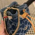Coach CZ031 Drawstring Wristlet In Signature Denim