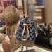 Coach CZ031 Drawstring Wristlet In Signature Denim