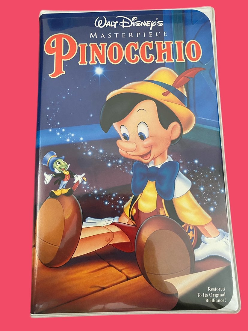 Walt Disney Masterpiece Pinocchio Stock No. 239 (VHS, 1993)