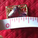 14K Gold Hong Kong Amethyst Slice Pendant
