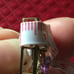 14K Gold Hong Kong Amethyst Slice Pendant