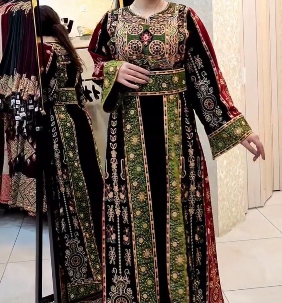 NWT PALESTINIAN DRESS KAFTAN THOBE THOUB