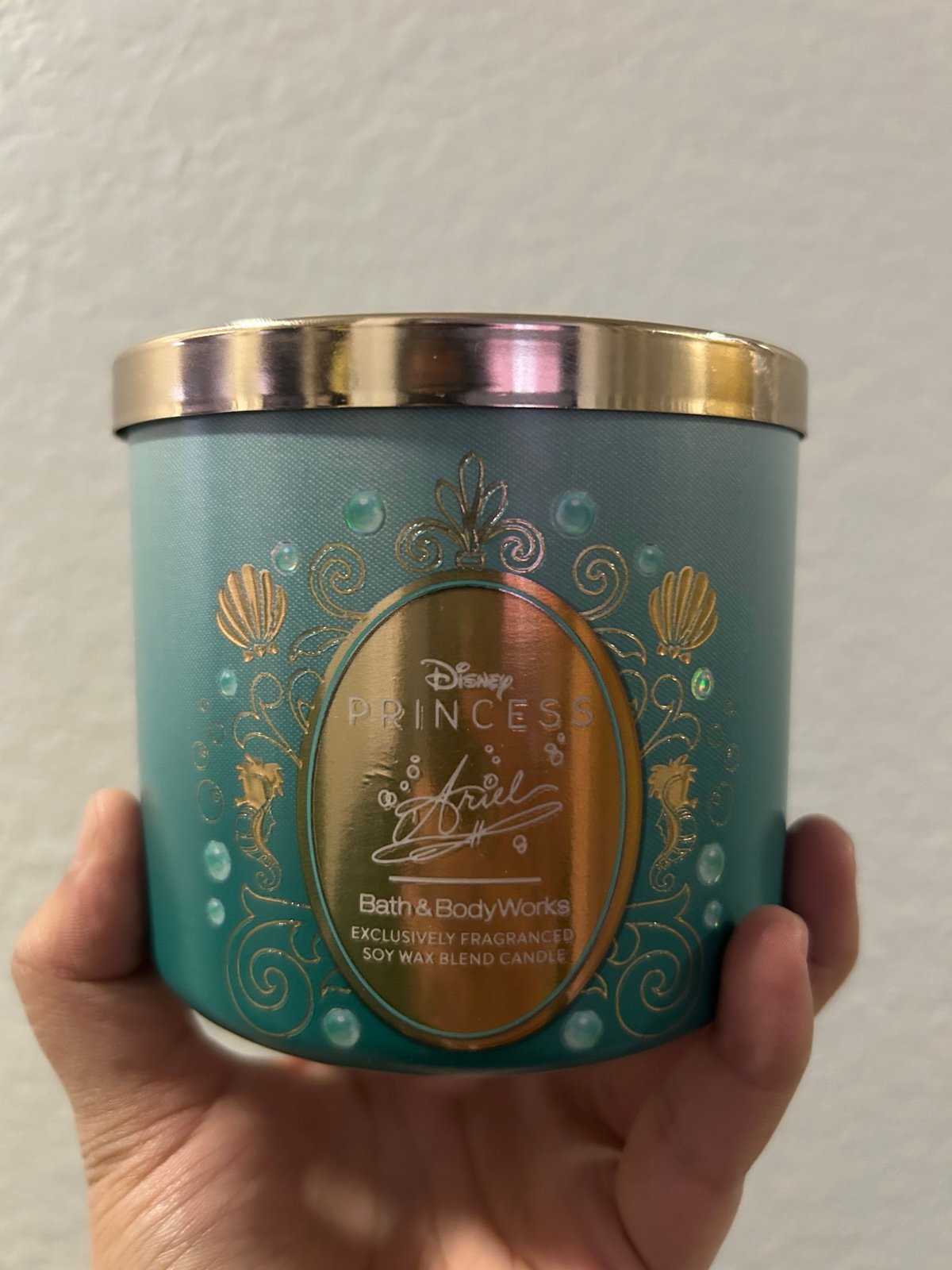 Disney Princess bath and body works candle