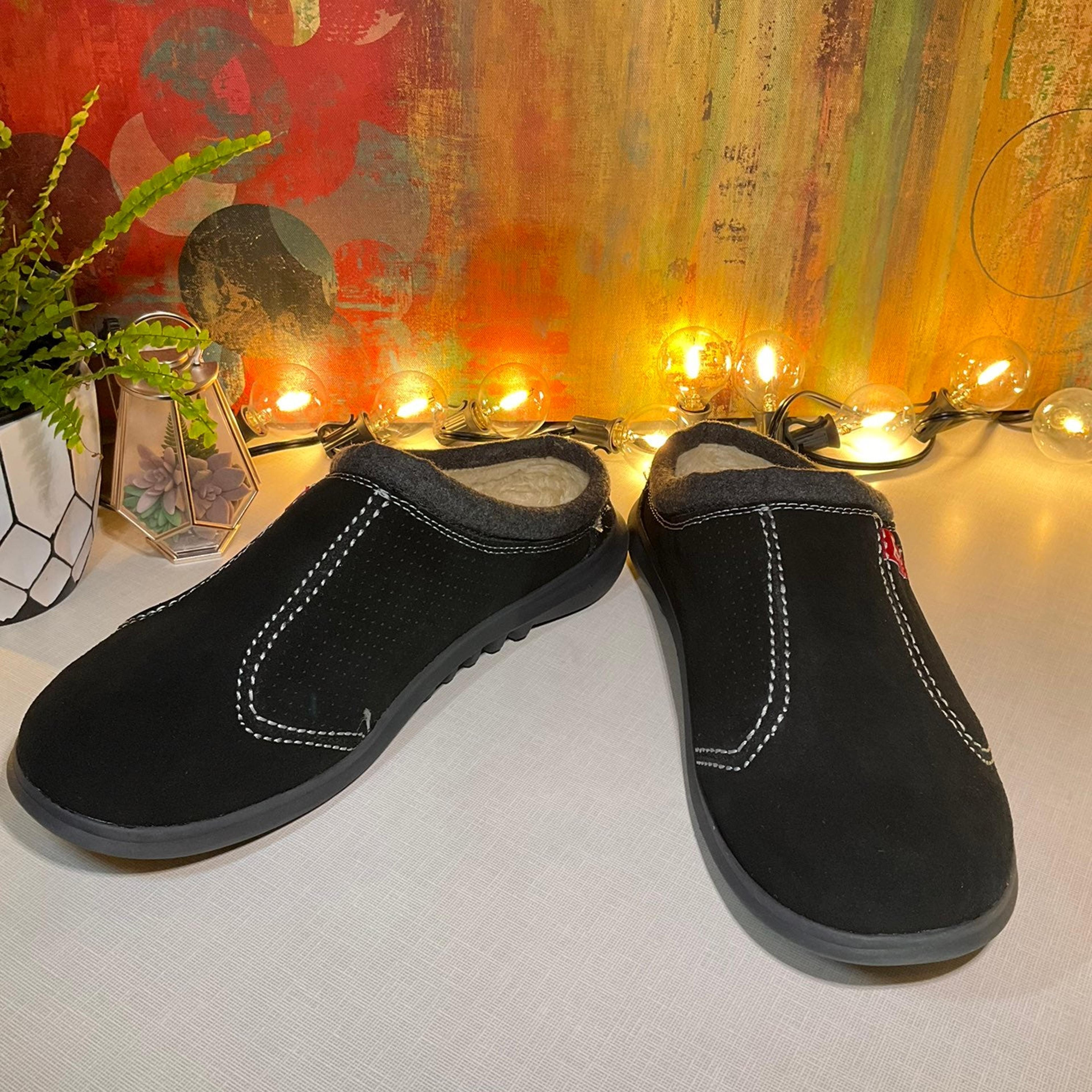 Spenco Black Slippers for Men | Mercari