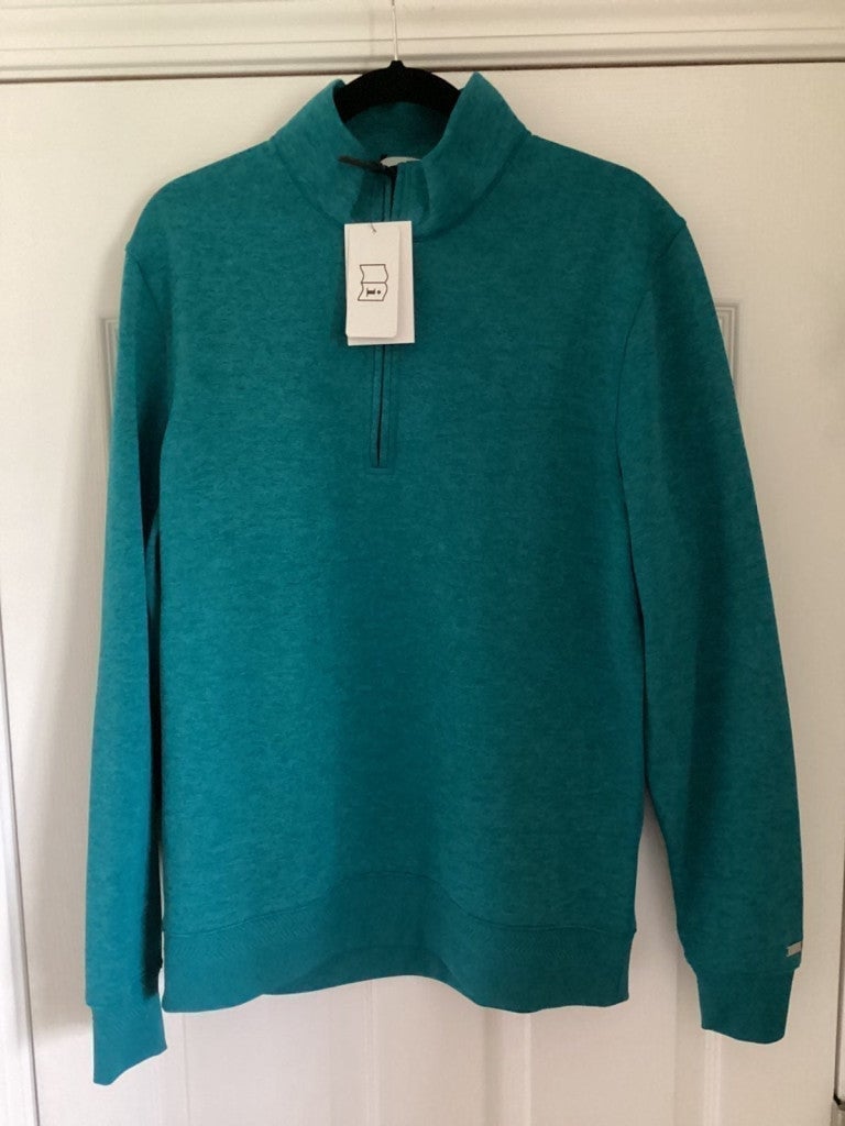 Nike Dri-Fit Player Men's Half-Zip Golf Top Size: Medium Color: Bright Spruce /