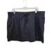 Athleta Black Skort Side Phone Pockets Elastic Drawstring Waist Size XL