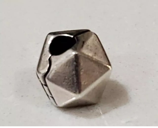 PANDORA Retired RARE Rock Star Clip Charm 7910004BR S925 ALE