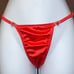 Handmade Satin Thong Large Rhinestone Hearts NEW