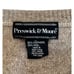 Preswick & Moore Sweater Mens L Cashmere V Neck Long Sleeve Pullover Black