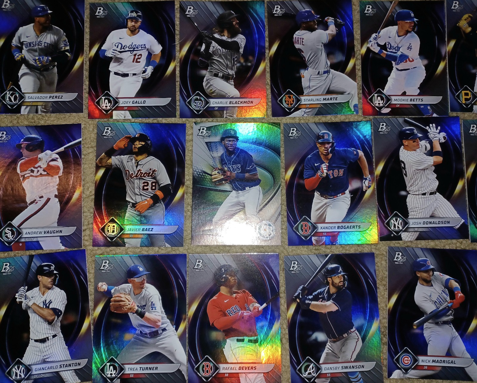 Lot of (150) 2022 TOPPS BOWMAN, CHROME, PLATINUM, 1ST EDITION**No Duplicates**