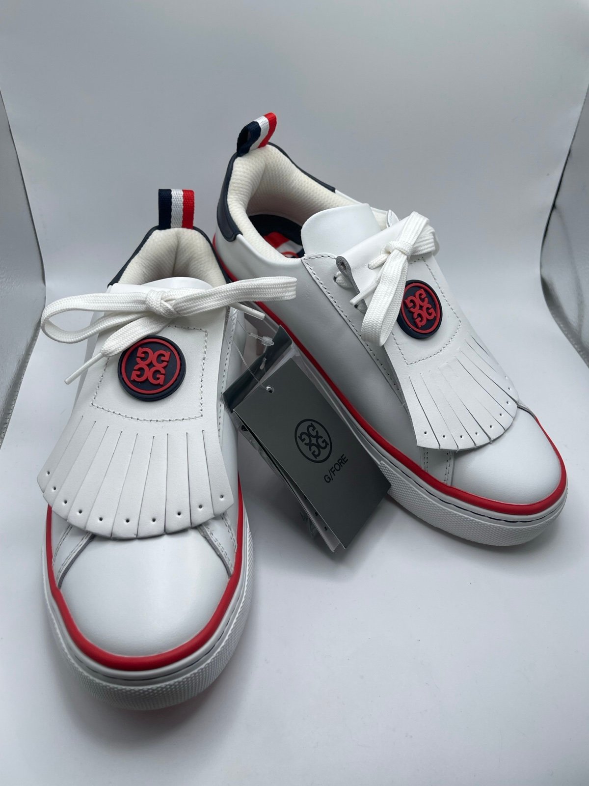 ⛳️ G/Fore G4 USA Kiltie Disruptor ⛳️ Golf Shoes Women' Size 9.5 G4LA23EF50 *NEW*